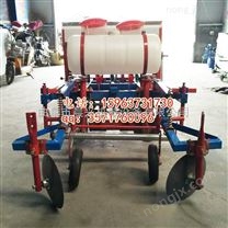 花生噴藥覆膜播種機(jī) 拖拉機(jī)動力兩行花生播種噴藥覆膜機(jī) 全新款 直供 菠菜種植機(jī)器